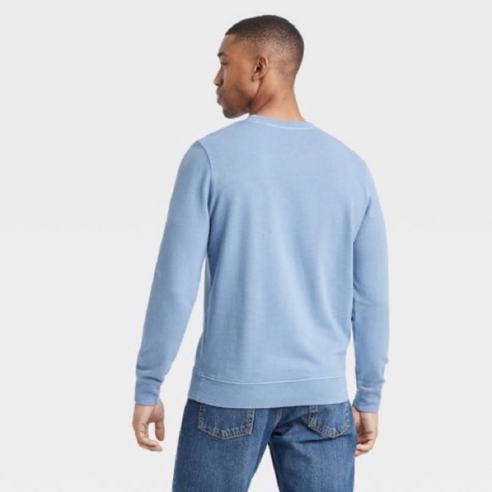 Men's French Terry Crewneck Pullover Sweatshirt - Goodfellow & Co (F1) - Picture 5 of 5